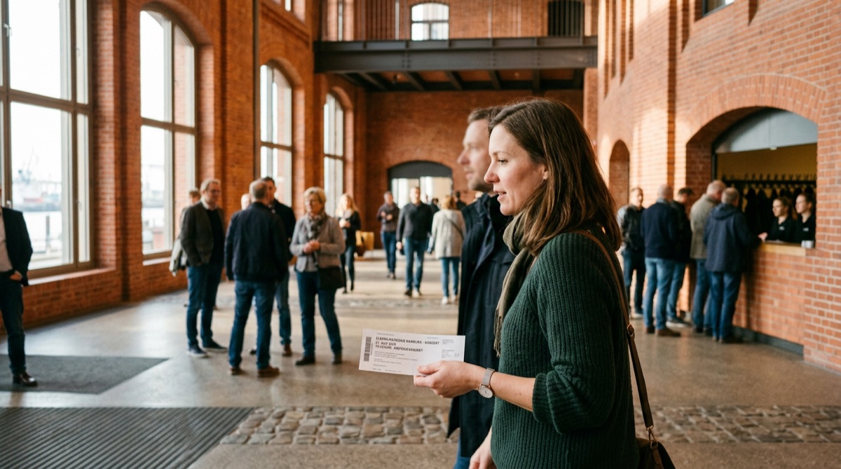 Foyer eines Hamburger Kulturhauses