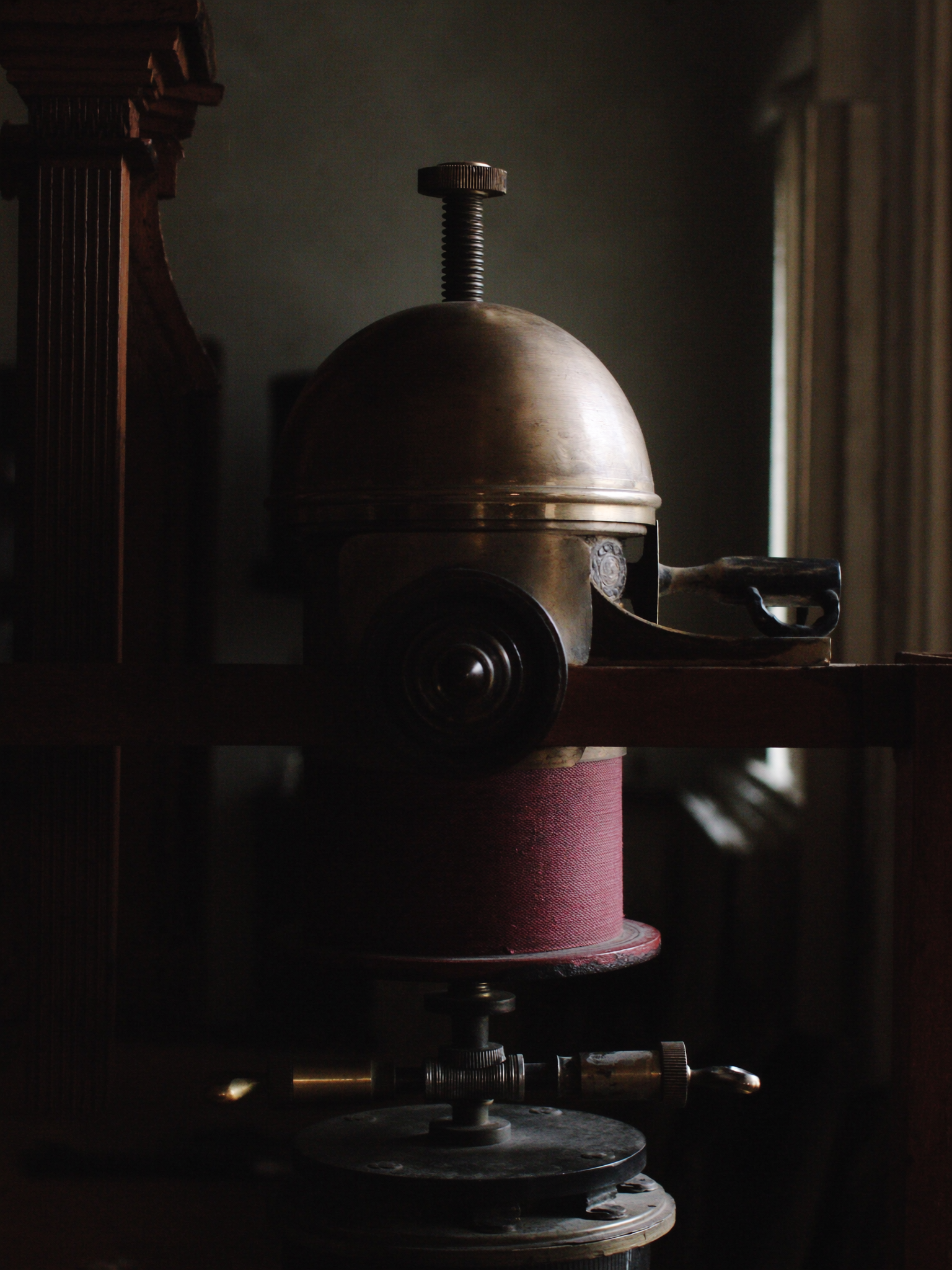 Druckwalze · Brass-Patina